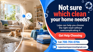 Lajas Cleaning Services can help you choose spring cleaning or deep cleaning.