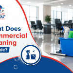 What Does Commercial Cleaning Include with professional office and cleaning supplies