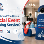 When should you hire a special event cleaning service?